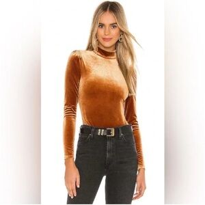 Lovers and Friends - Brinkley bodysuit -copper size S